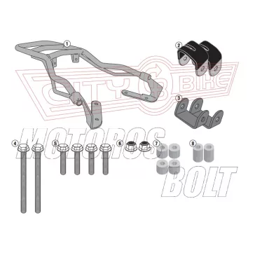 Csomagtartó alap YAMAHA N-Max 125 (2015-2020) GIVI