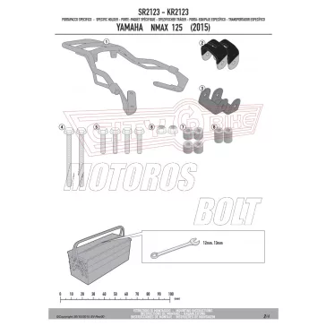 Csomagtartó alap YAMAHA N-Max 125 (2015-2020) GIVI