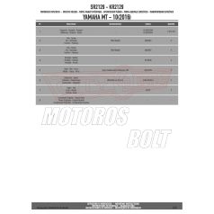 Csomagtartó alap Yamaha MT-10 (2016-2021) GIVI