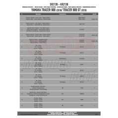  Csomagtartó alap Yamaha Tracer 900 / Tracer 900 GT (2018-2020) GIVI