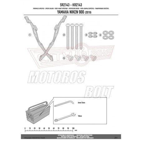 Csomagtartó alap Yamaha Niken 900 (2019-2024) GIVI