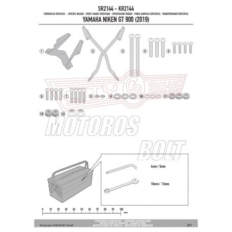 Csomagtartó alap Yamaha Niken GT 900 (2019-2024) GIVI