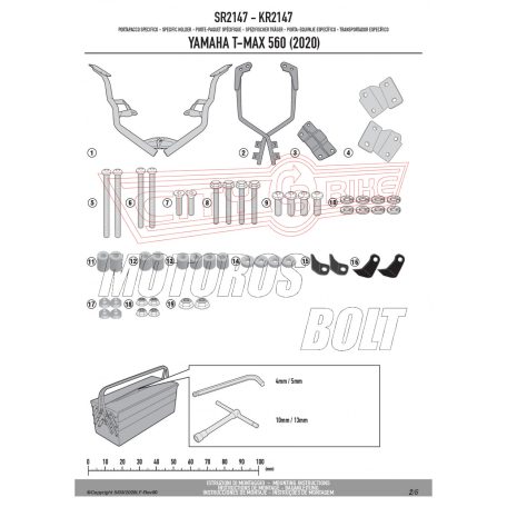 Csomagtartó alap Yamaha T-Max 560 (2020-2021) GIVI