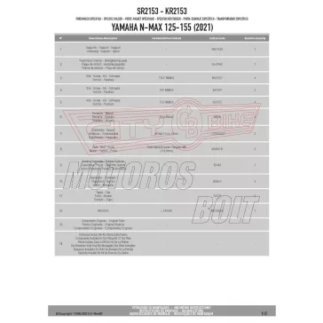 Csomagtartó alap Yamaha N-Max 125 (2021-2024) GIVI