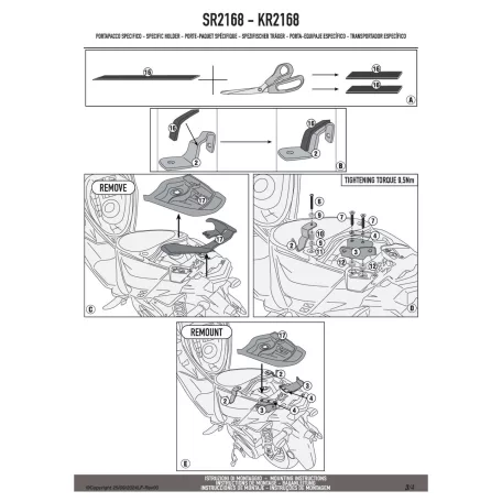 Csomagtartó YAMAHA Cygnus Rayzr 125 (2024-2025) GIVI