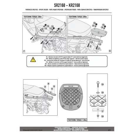 Csomagtartó YAMAHA Cygnus Rayzr 125 (2024-2025) GIVI
