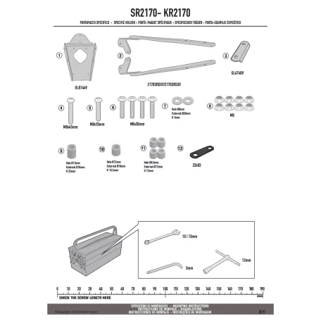 Csomagtartó YAMAHA N-MAX 125 (2025) GIVI -SR2170