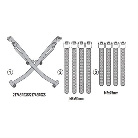 Csomagtartó YAMAHA TENERE 700 (2025) GIVI -SR2174