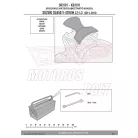 Csomagtartó alap Suzuki DL 650 V-Strom L2-L3-L4-L5-L6 (11-16) GIVI