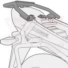 Csomagtartó alap SUZUKI INAZUMA 250 (12-16) GIVI