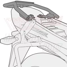 Csomagtartó alap SUZUKI INAZUMA 250 (12-16) GIVI