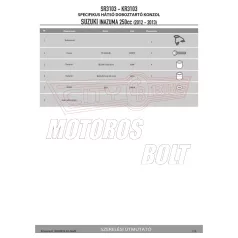 Csomagtartó alap SUZUKI INAZUMA 250 (12-16) GIVI