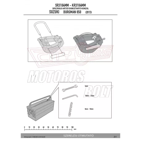 Csomagtartó alap SUZUKI AN 650 BURGMAN EXECUTIVE (02-12) / BURGMAN 650 / 650 EXECUTIVE (13-20) GIVI