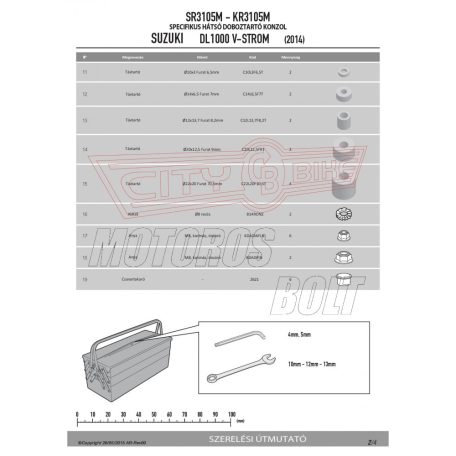 Csomagtartó alap SUZUKI DL 1000 V-STROM (14-16) GIVI