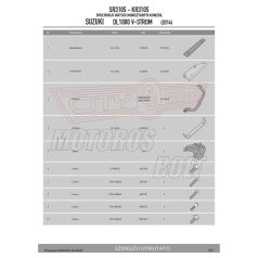 Csomagtartó alap SUZUKI DL 1000 V-STROM (14-16) GIVI