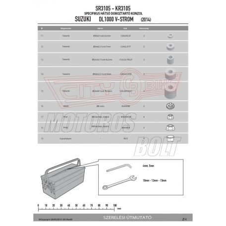 Csomagtartó alap SUZUKI DL 1000 V-STROM (14-16) GIVI