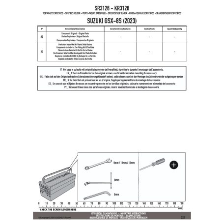 Csomagtartó SUZUKI GSX-8S /8R (2023-2025) GIVI