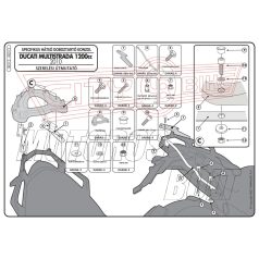 Csomagtartó alap Ducati Multistrada 1200 (10-14) GIVI