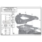 Csomagtartó Yamaha FJR 1300 (06-18) GIVI MonoKEY dobozhoz