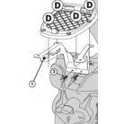 Csomagtartó MBK Skycruiser 125 (10-12) / Yamaha X-Max 125-250 (10-13) GIVI MonoLOCK dobozhoz