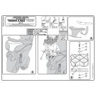 Csomagtartó MBK Skycruiser 125 (10-12) / Yamaha X-Max 125-250 (10-13) GIVI MonoLOCK dobozhoz