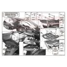 Csomagtartó Kawasaki GTR 1400 (07-15) GIVI MonoKEY dobozhoz