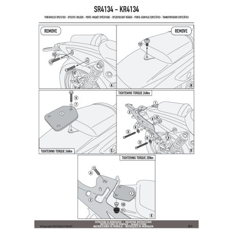 Csomagtartó KAWASAKI Eliminator 500 (2024-2025) GIVI