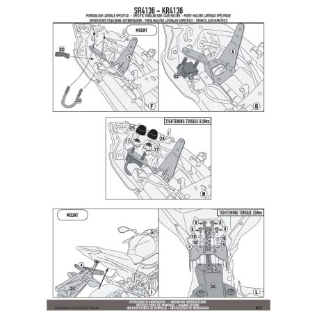 Csomagtartó KAWASAKI Z 500 (2024-2025) GIVI