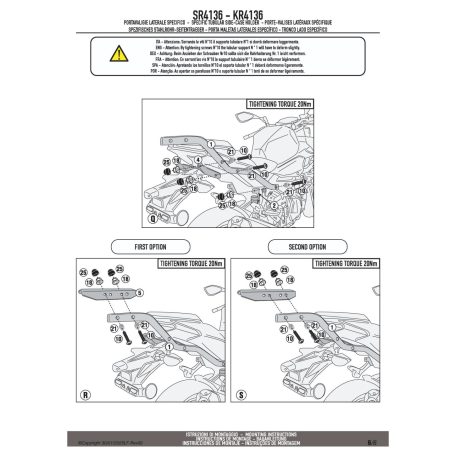 Csomagtartó KAWASAKI Z 500 (2024-2025) GIVI
