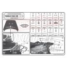 Csomagtartó Yamaha T-Max 500 (01-07) GIVI MonoKEY dobozhoz