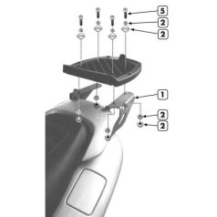   Csomagtartó MBK Skyliner 125-150 CAT. (01-13) / Yamaha Majesty 125-150-180 (01-11) GIVI MonoLOCK dobozhoz