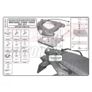 Csomagtartó alap BMW F 650 GS / F 800 (08-17) / F 700 GS (13-17) / F 800 GS Adventure (13-18) GIVI