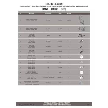   Csomagtartó alap BMW F 800 GT (13-19), BMW F 800 R (2015-2019), BMW F 800 ST (2006-2016) GIVI