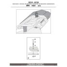 Csomagtartó alap BMW F 800 GT (13-19), BMW F 800 R (2015-2019), BMW F 800 ST (2006-2016) GIVI