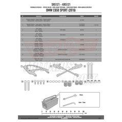 Csomagtartó BMW C 650 Sport (2016-2020) GIVI