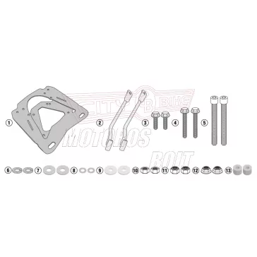 Csomagtartó alap BMW G 310 GS (2017-2026) GIVI