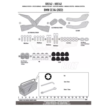 Csomagtartó BMW CE 04 (22-25) GIVI