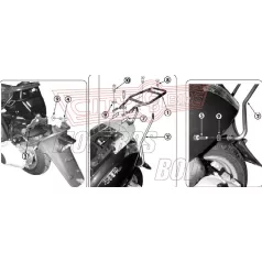 Csomagtartó Piaggio Zip 50-125 (00-12) GIVI