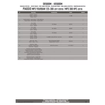   Csomagtartó alap Piaggio MP3 Yourban 125-300 (11-18) Piaggio MP3 300 HPE (2019-2024) GIVI