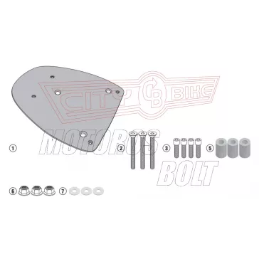   Csomagtartó alap Piaggio Medley 125-150 (2016-2018) / Piaggio Medley 125-150 I-GET Medley S 125-150 (2020-2026) GIVI