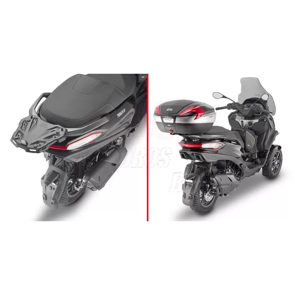 Csomagtartó Piaggio MP3 HPE 400 / 400 Sport - 530 Exclusive (2022-2026) GIVI Csomagtartó Piaggio MP3 HPE 400 / 400 Sport - 530 Exclusive (2022-2026) GIVI