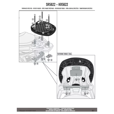 Csomagtartó PIAGGIO MP3 310 (2025) GIVI