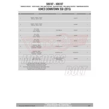   Csomagtartó alap Kymco Downtown ABS 125I / 350I (2015-2024) GIVI