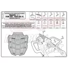 Csomagtartó alap TRIUMPH TIGER 800 / TIGER 800 XC / TIGER XR (11-17) / TRIUMPH Tiger 800 XC / 800 XR (2018) GIVI