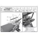 Csomagtartó BMW R 1200 GS (04-12) GIVI MonoKEY dobozhoz