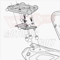 Csomagtartó alap SYM MAXSYM 400 (11-20) GIVI