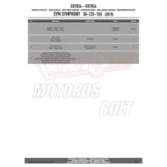   Csomagtartó alap SYM Symphony ST 50-125-200 (2015-2020) GIVI