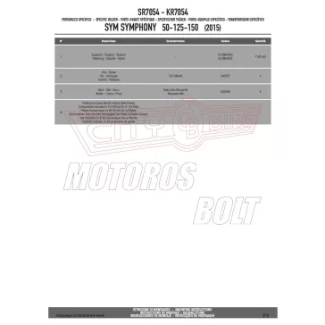   Csomagtartó alap SYM Symphony ST 50-125-200 (2015-2020) GIVI