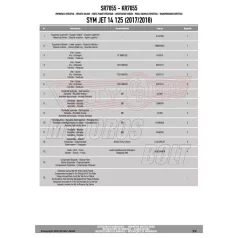 Csomagtartó alap SYM JET 14 125 (2017-2020) GIVI