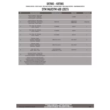 Csomagtartó SYM Maxsym 400 (2021-2025) GIVI